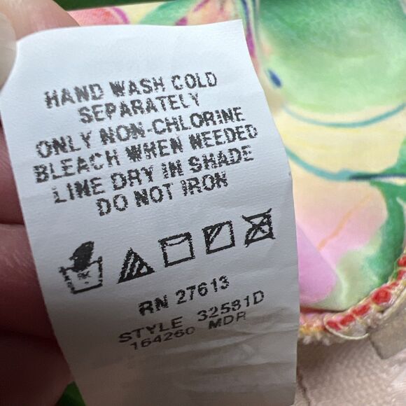 Inches Away One Piece Swimsuit NWT Size 10 Removeable Strap Tropical Floral - Picture 9 of 9